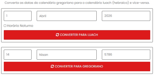 14 de Nisã de 2026