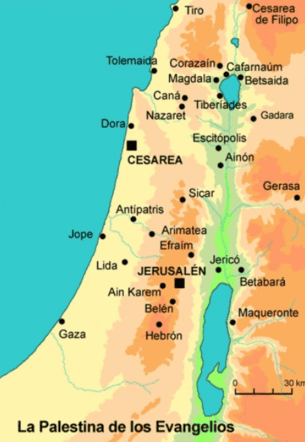 Palestina em Atos dos Apóstolos